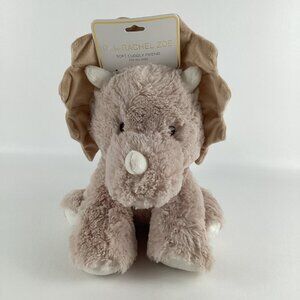 RZ Rachel Zoe Soft Cuddly Friend Triceratops Dino 12" Plush Stuffed Baby Toy New